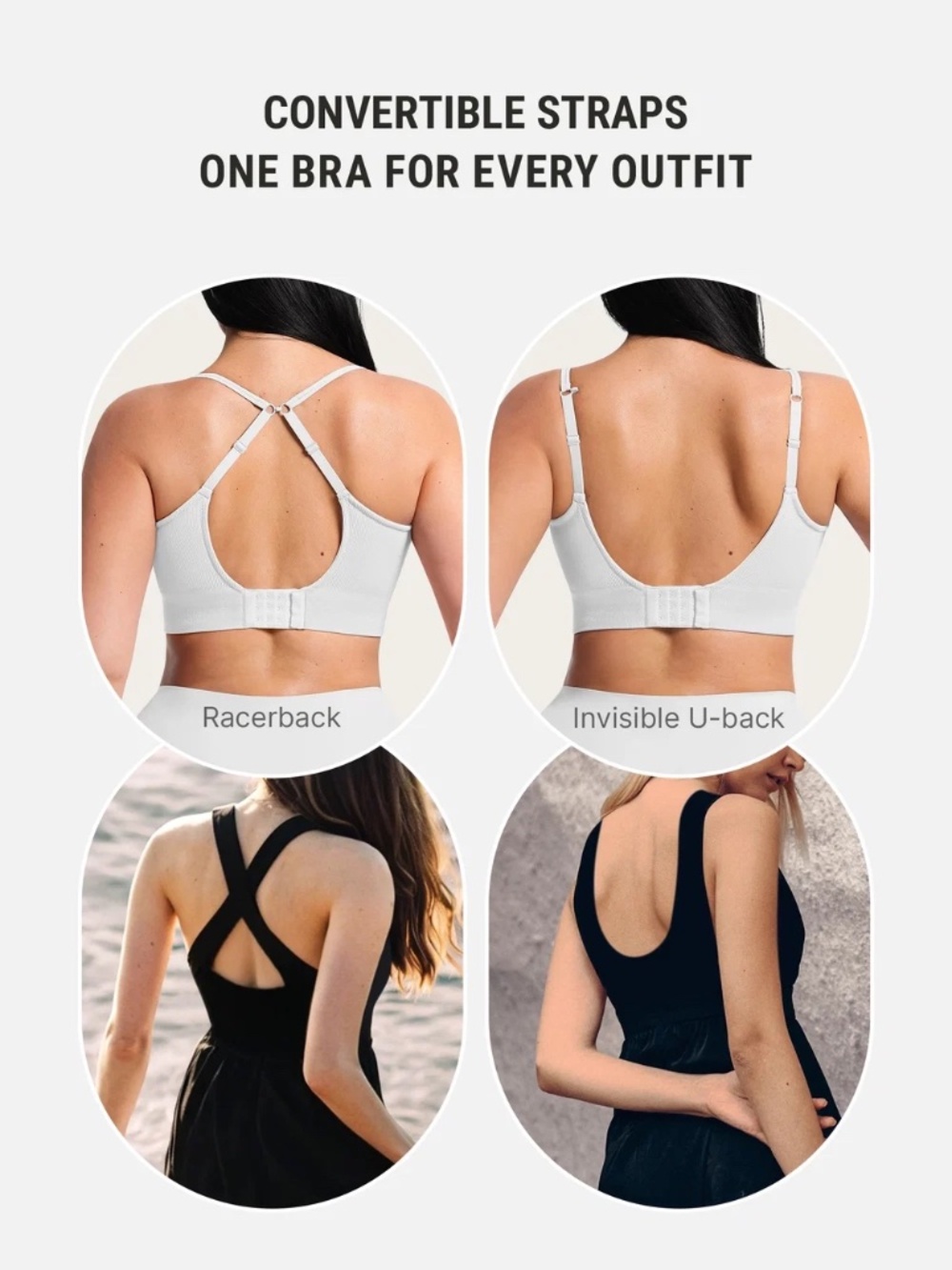 Wireless Ribbed Bra (Size M) - Picture 6 of 13